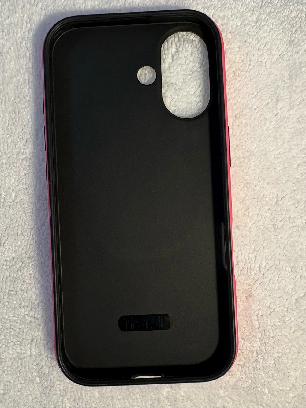 NEW iPhone 17 (6.3”) Shock Resistant MagSafe Phone Case Slim Hot Pink Striped